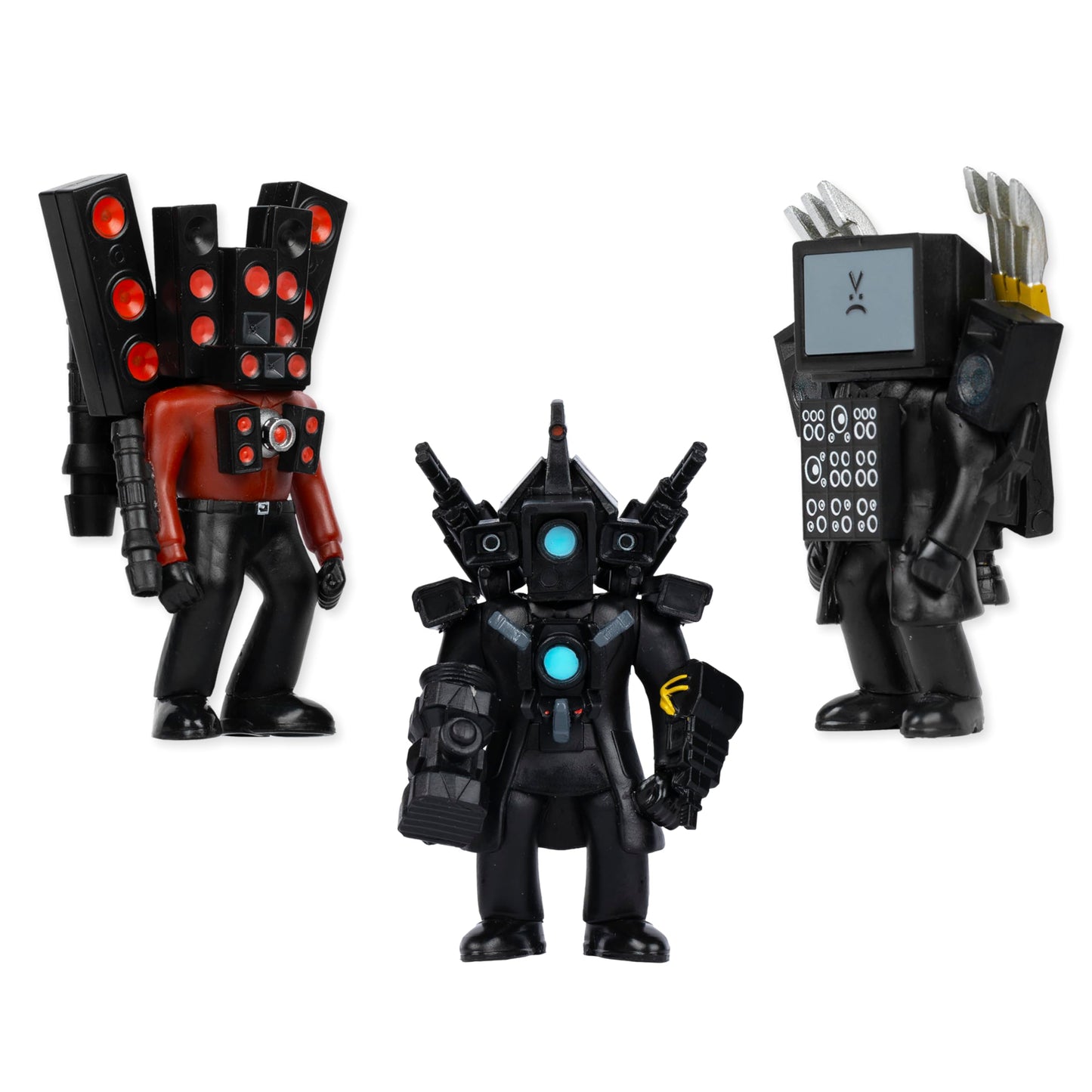 Skibidi Toilet Titan 3 Pack - Official Collectible Mini Figures