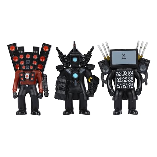 Skibidi Toilet Titan 3 Pack - Official Collectible Mini Figures