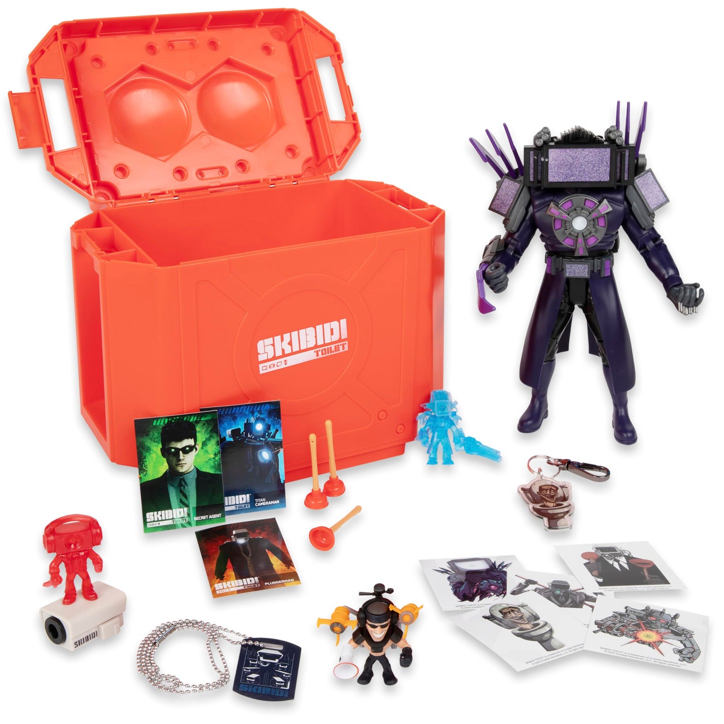 Skibidi Toilet Giant Mystery Loot Box – 20 Surprises, Official Merch
