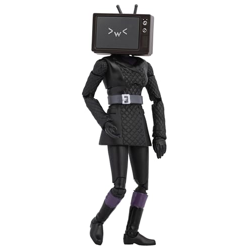 SKIBIDI Toilet Deluxe 6-Inch Figure - TV Woman Collectible, Official Merch