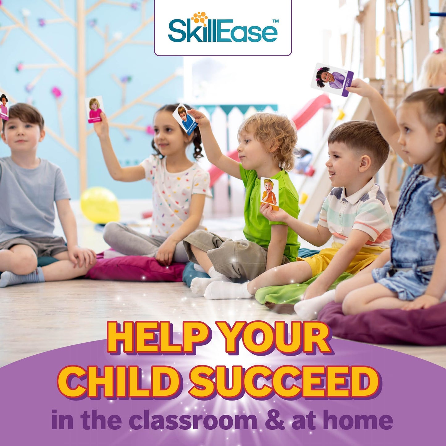 SkillEase Exploding Emotions: 2-in-1 Emotion Cards & Family Game for SEL