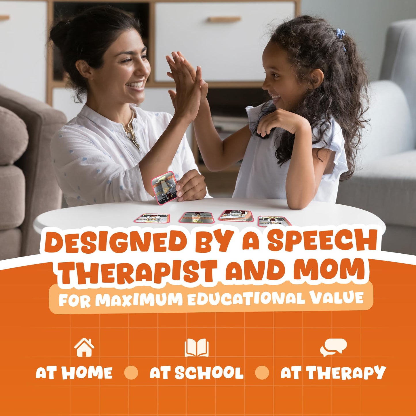 SkillEase Story Cues 2: Skilled Sequencing Cards for Speech Therapy & Social Skills
