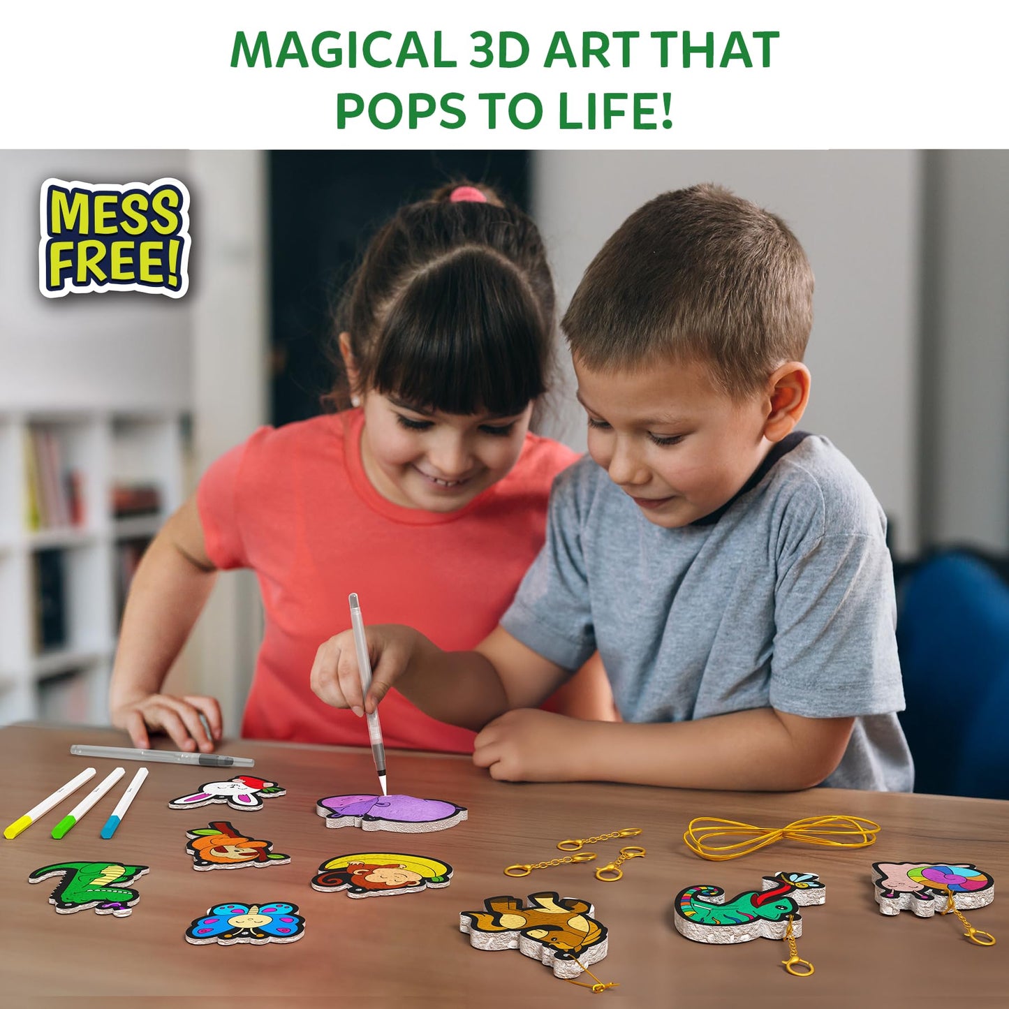 Skillmatics Aqua Puffs 3D Art Kit — Mess-Free Puff Craft for Kids 4–10