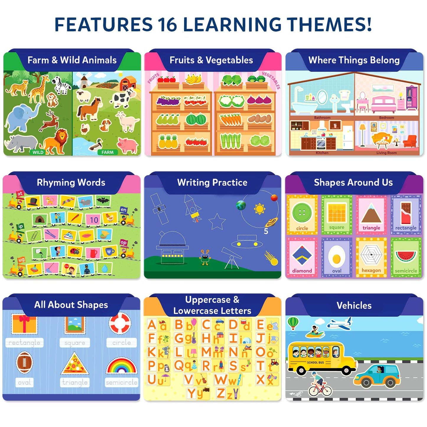 Skillmatics Busy Book for Preschoolers – Mess-Free Learning with 150+ Reusable Stickers (Ages 3–6)