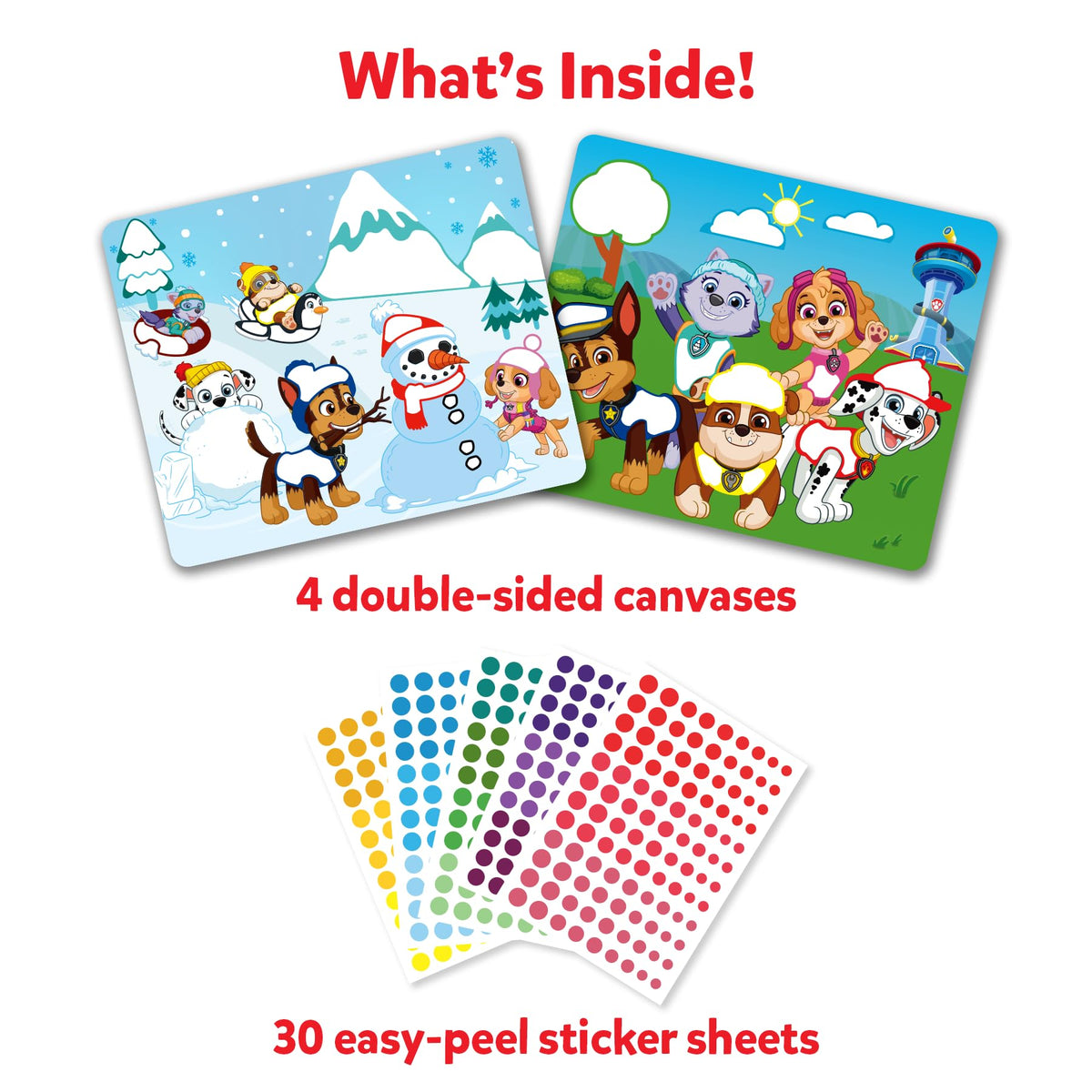 Skillmatics Dot It Sticker Art - PAW Patrol: Mess-Free Sticker Activity Kit for Kids Aged 3-7