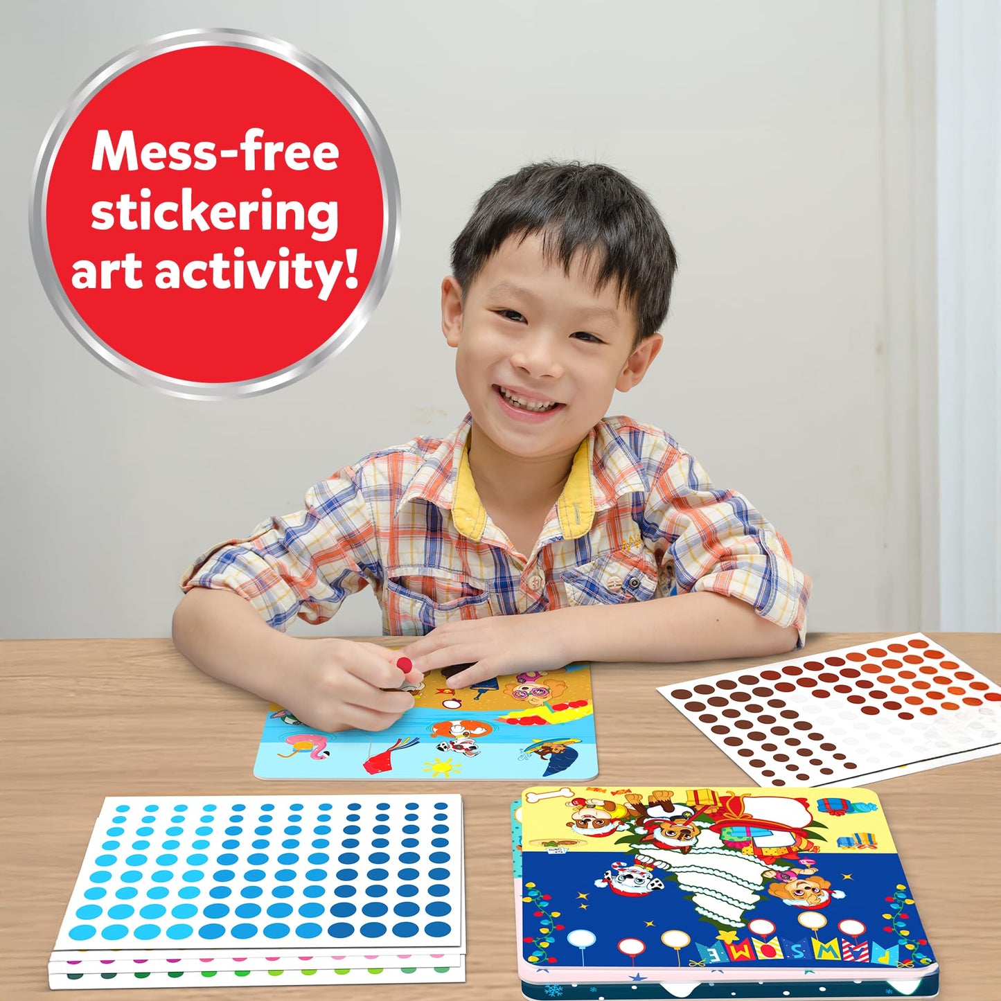 Skillmatics Dot It Sticker Art - PAW Patrol: Mess-Free Sticker Activity Kit for Kids Aged 3-7