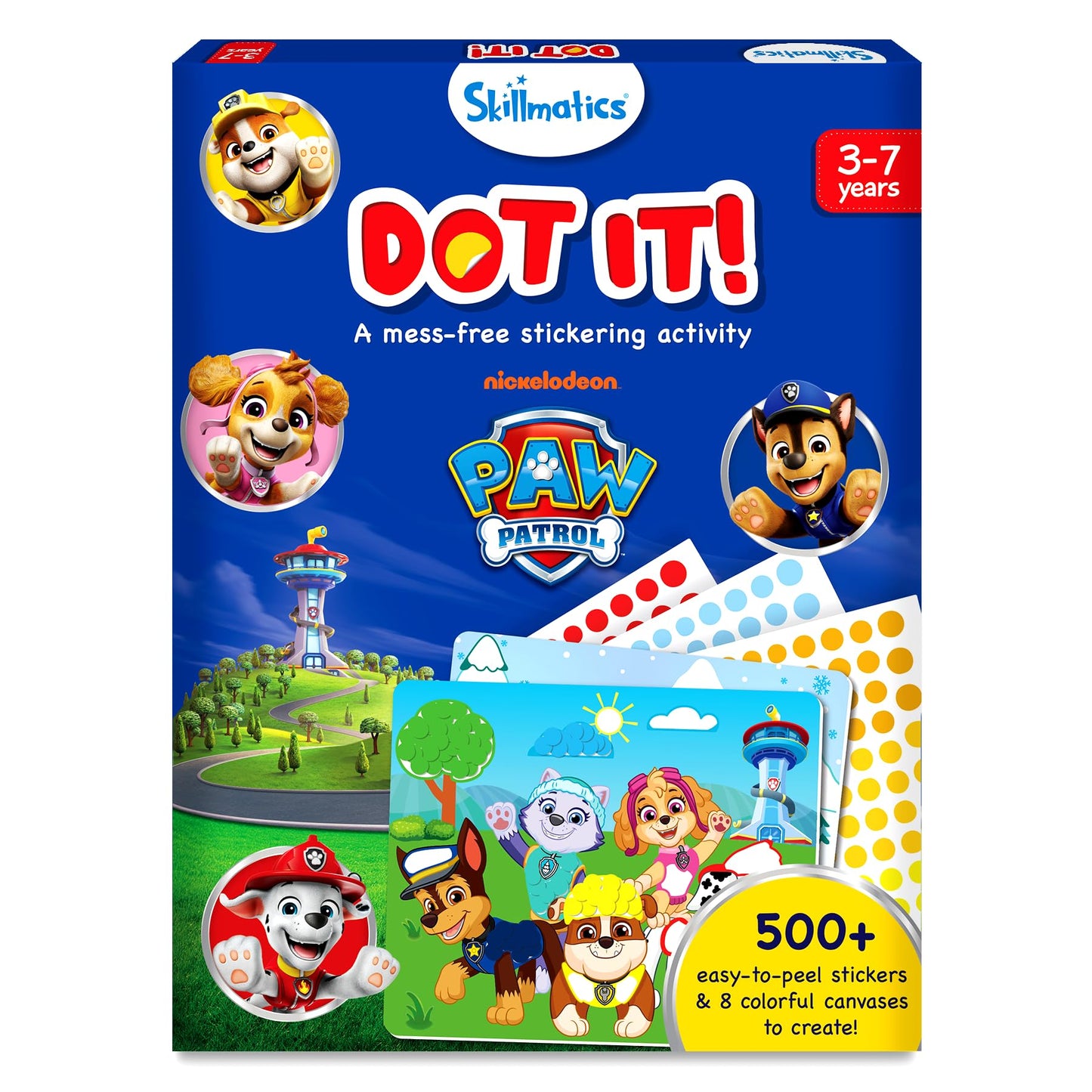 Skillmatics Dot It Sticker Art - PAW Patrol: Mess-Free Sticker Activity Kit for Kids Aged 3-7