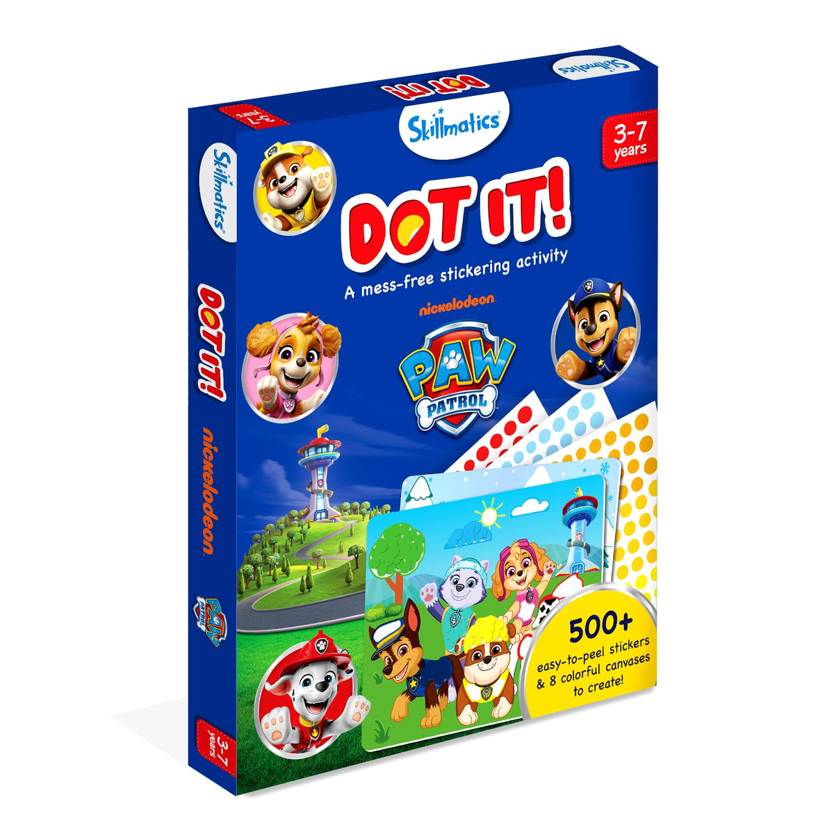 Skillmatics Dot It Sticker Art - PAW Patrol: Mess-Free Sticker Activity Kit for Kids Aged 3-7