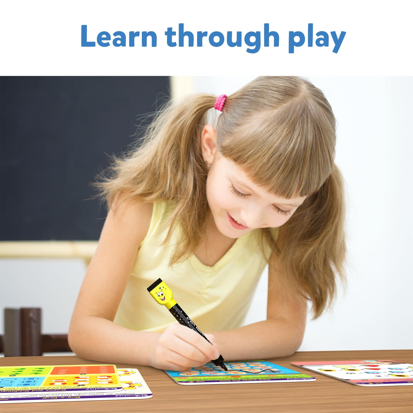 Skillmatics Educational Game: Brain Mats & Dry-Erase Markers for Kids 6–9