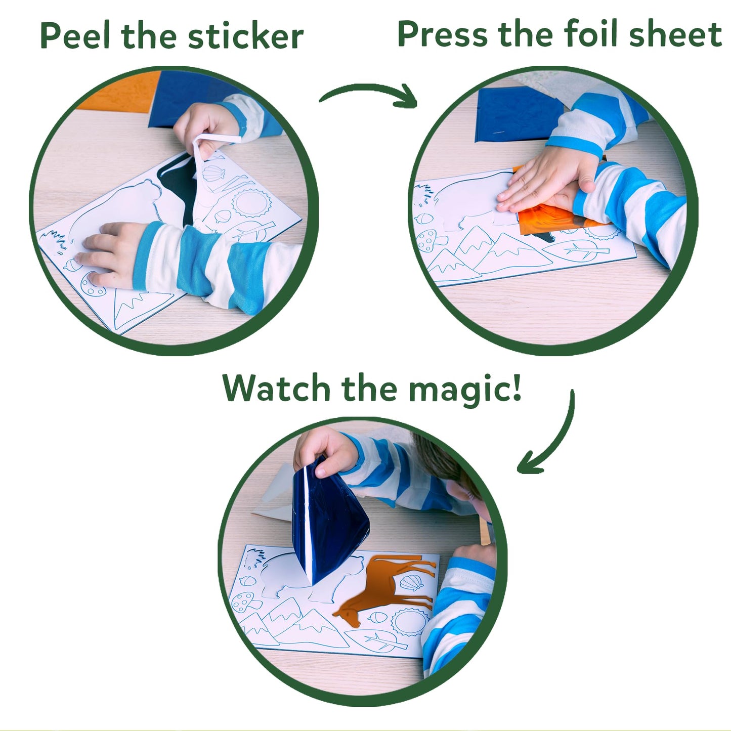 Skillmatics Foil Fun Animals Mega Pack – Mess-Free Kids Craft Kit for Ages 4–9