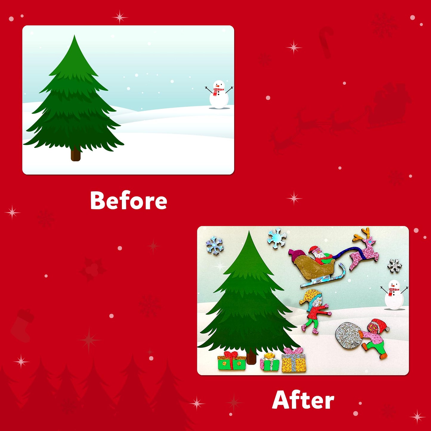 Skillmatics Foil Fun - Holiday Magic No-Mess Art Kit for Kids (Ages 4-9)