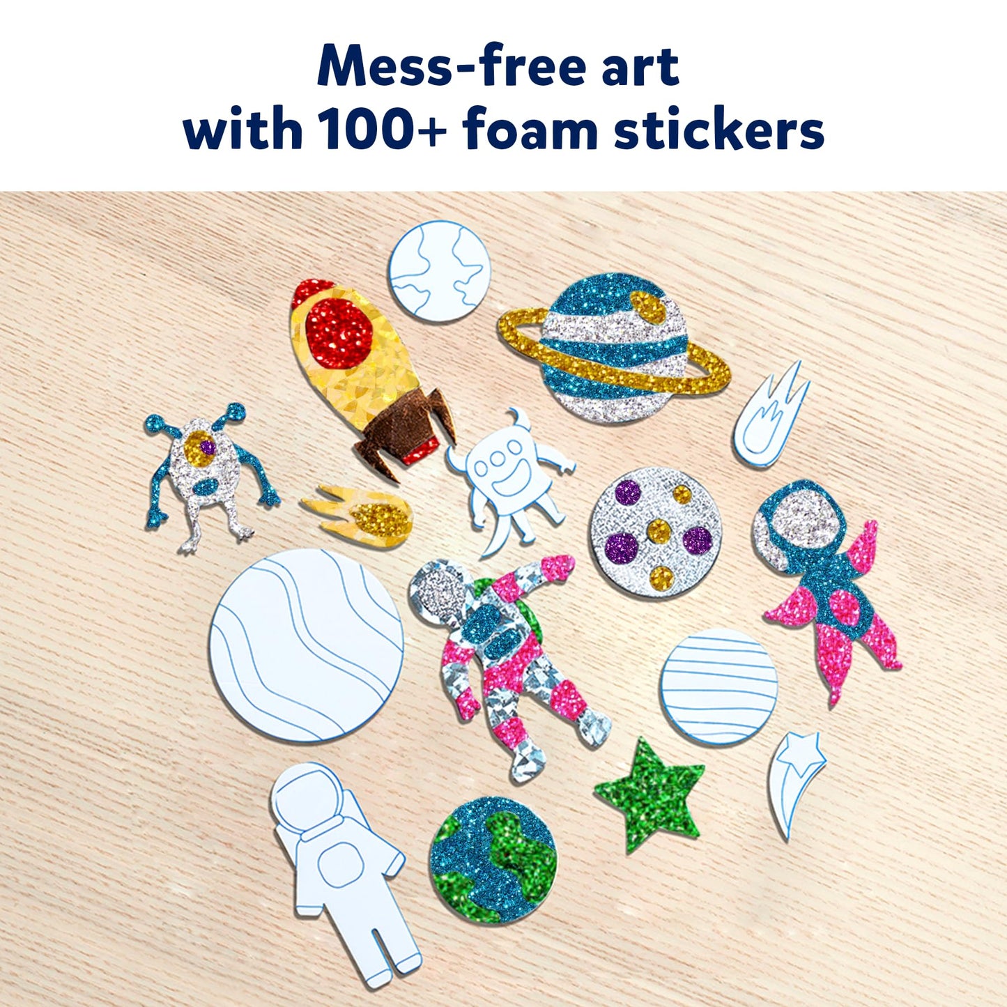 Skillmatics Foil Fun Space – Mess-Free Foil Art Kit for Kids (Ages 4–9)