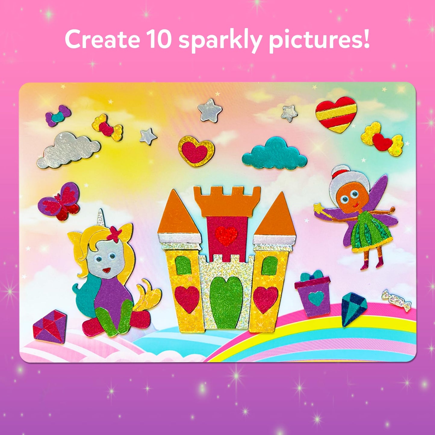 Skillmatics Foil Fun: Unicorns & Princesses Mess-Free Art Kit for Kids