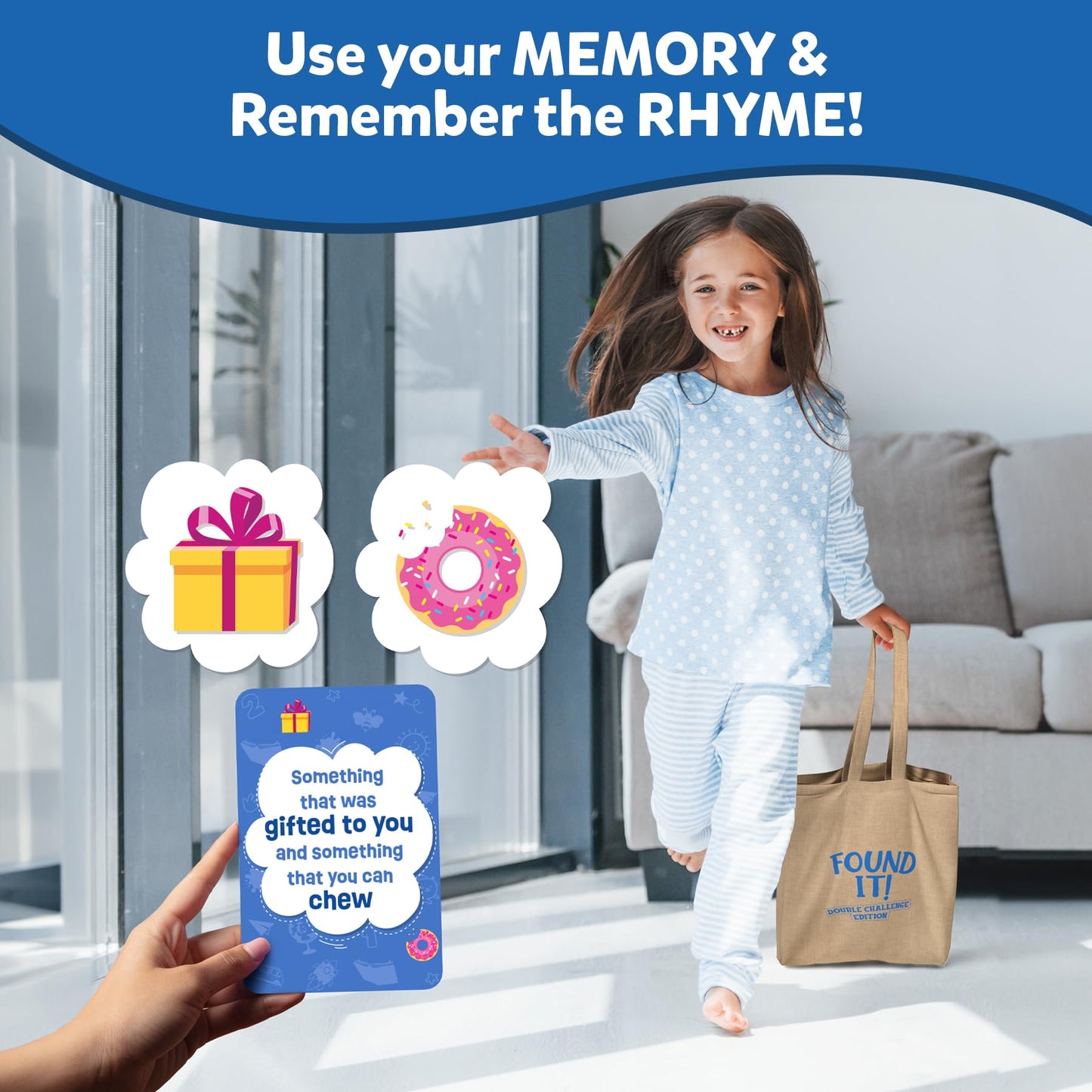 Skillmatics Found It Double Challenge: Indoor Scavenger Hunt Card Game for Kids Aged 4–7