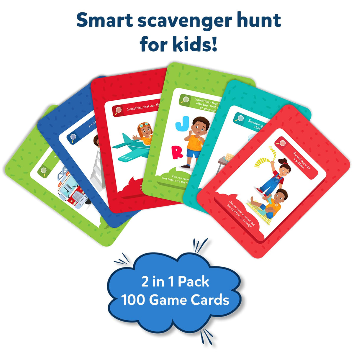 Skillmatics Found It Indoor & Travel Scavenger Hunt Card Game | Educational Family Fun for Ages 4–7