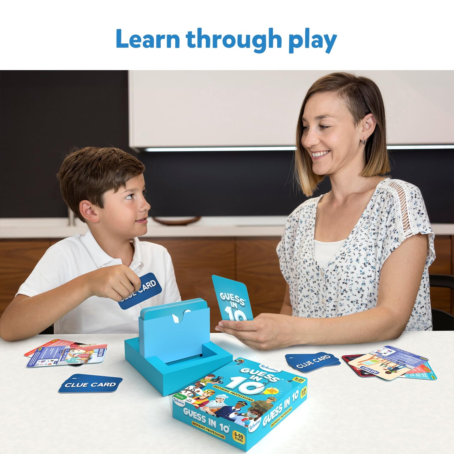 Skillmatics Guess in 10 Professions – Family Card Game for Kids 6+, Educational & Fun