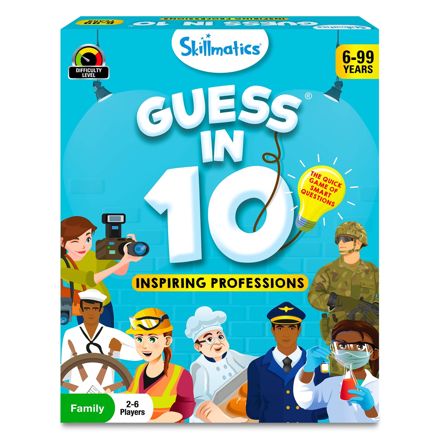 Skillmatics Guess in 10 Professions – Family Card Game for Kids 6+, Educational & Fun