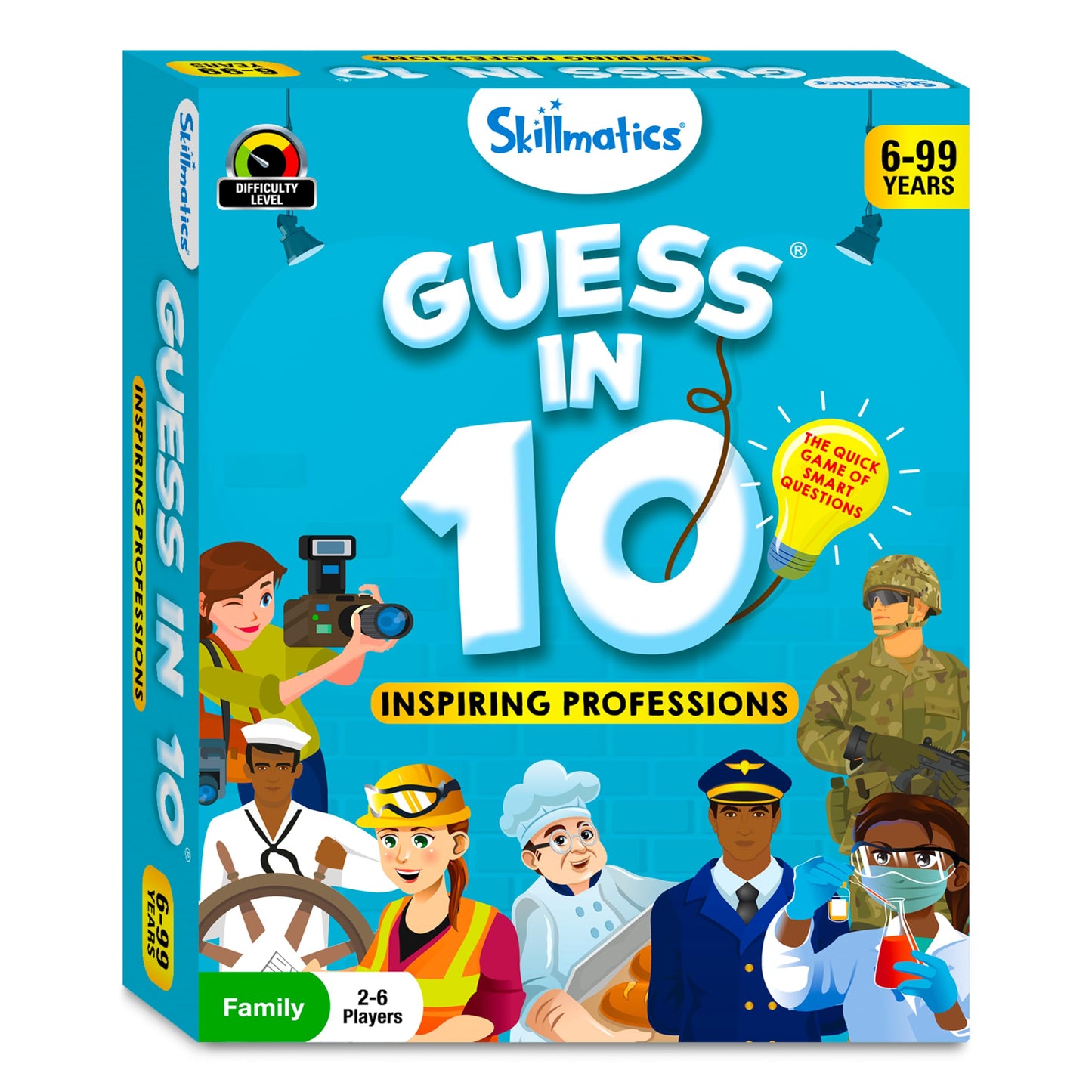 Skillmatics Guess in 10 Professions – Family Card Game for Kids 6+, Educational & Fun