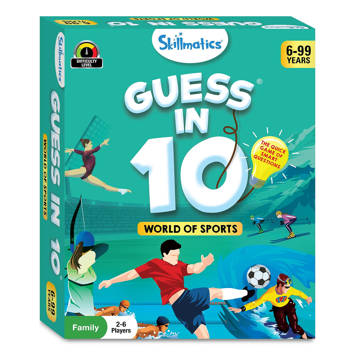 Skillmatics Guess in 10 Sports — Family Card Game for Ages 6+