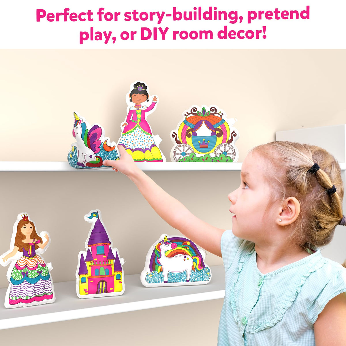 Skillmatics Inflatable Art for Kids – 3D Unicorns & Princesses Craft Kit
