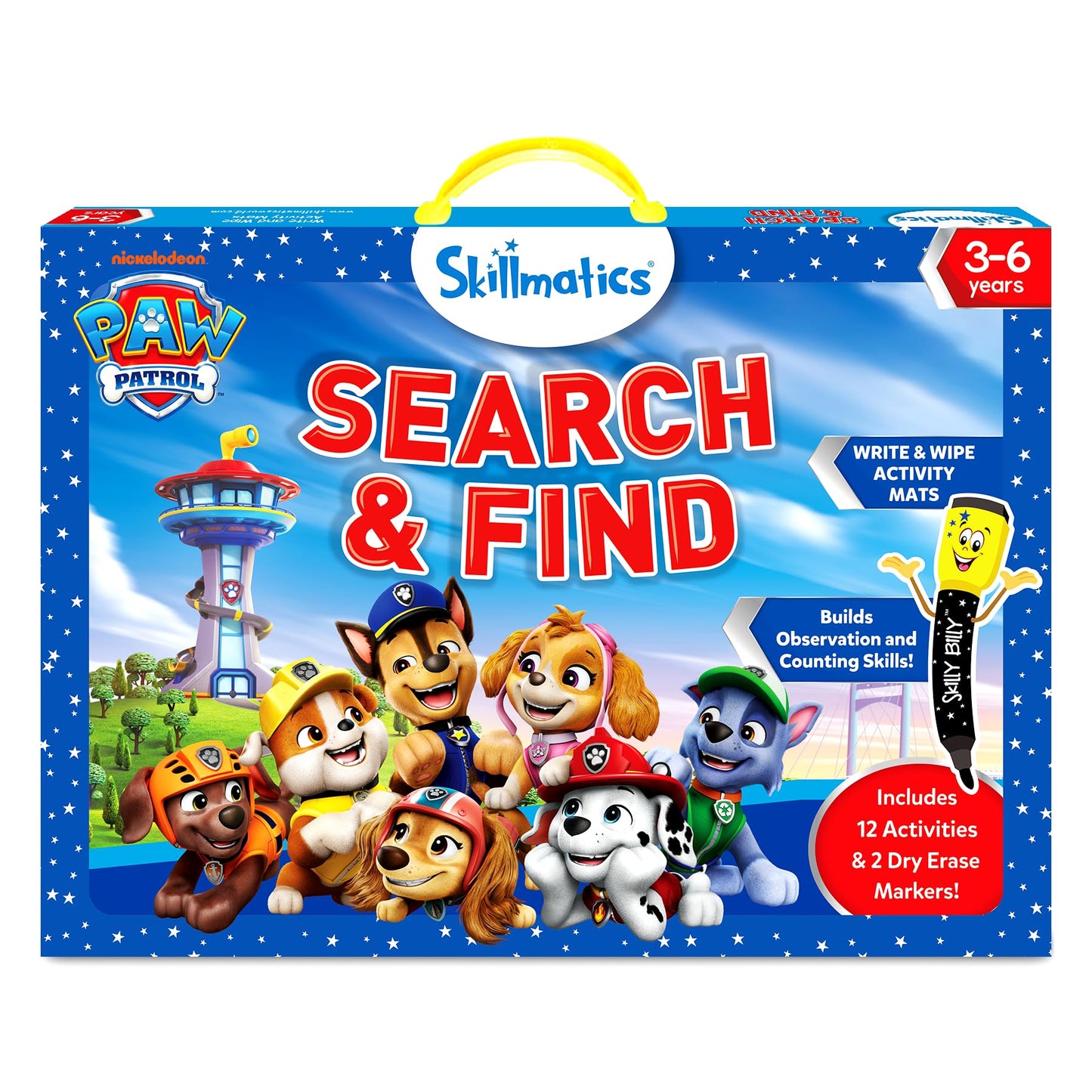 Skillmatics PAW Patrol Search and Find: Reusable Preschool Learning Mats for Ages 3-6
