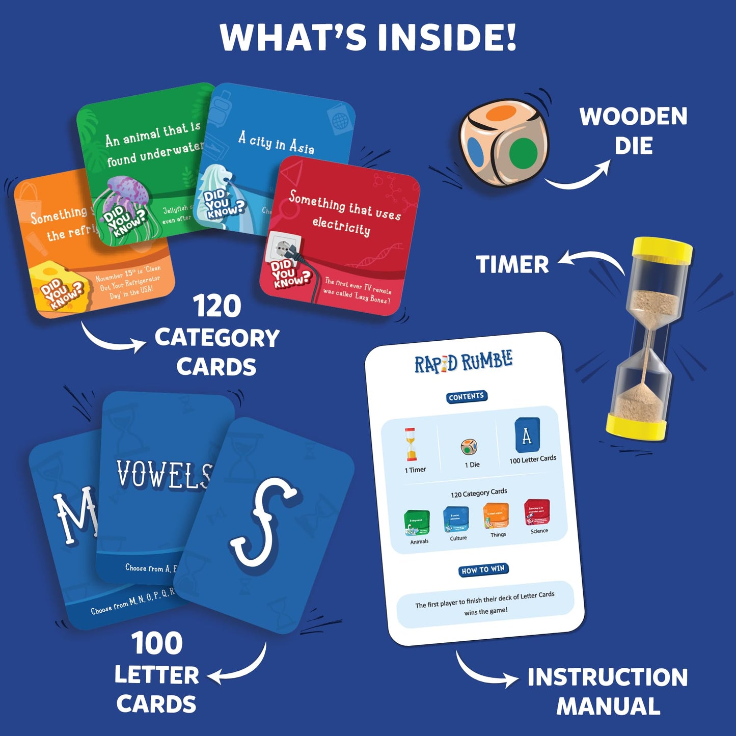 Skillmatics Rapid Rumble – Fast-Paced Family Card Game for Quick Thinking (Ages 6+)