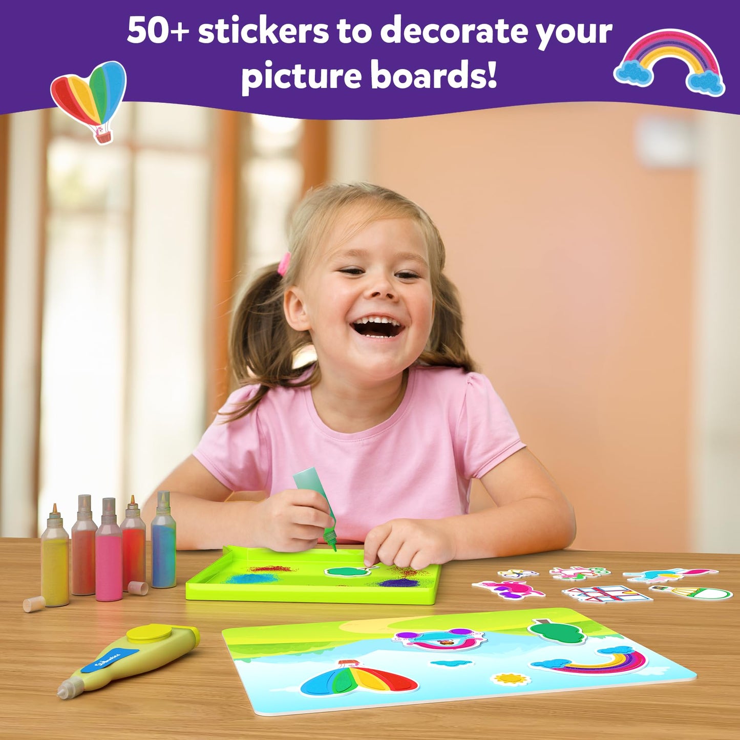 Skillmatics Sand Art Activity Kit – Mess-Controlled Unicorn & Princess