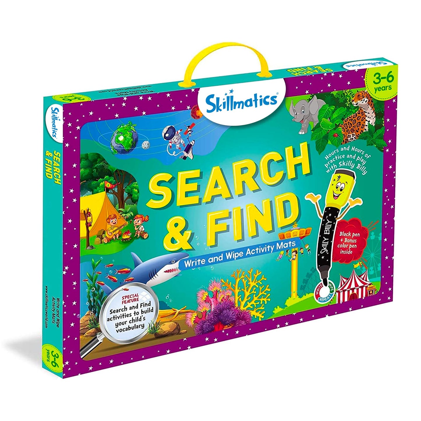 Skillmatics Search and Find Educational Game – Reusable Preschool Learning Activities for Ages 3-6