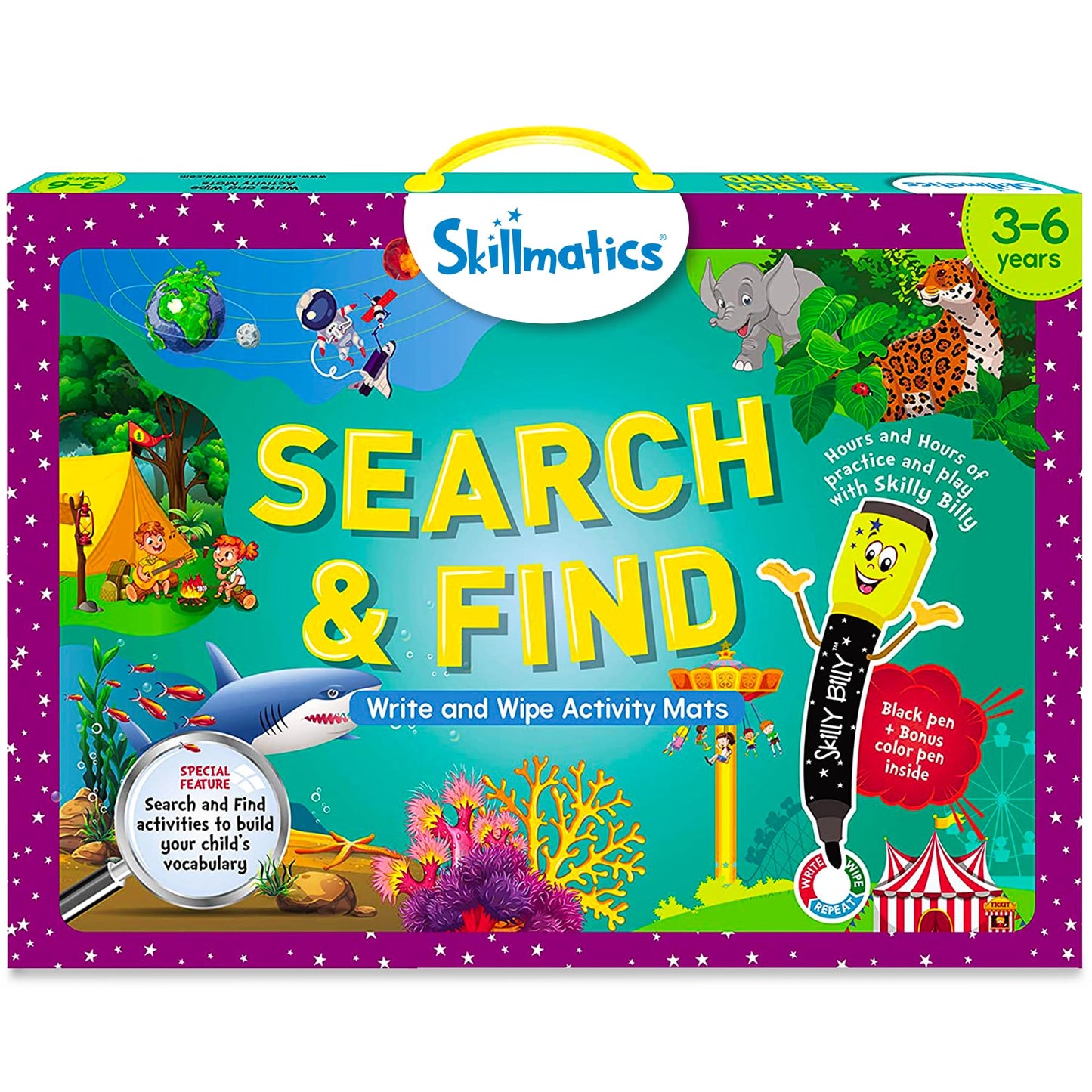Skillmatics Search and Find Educational Game – Reusable Preschool Learning Activities for Ages 3-6