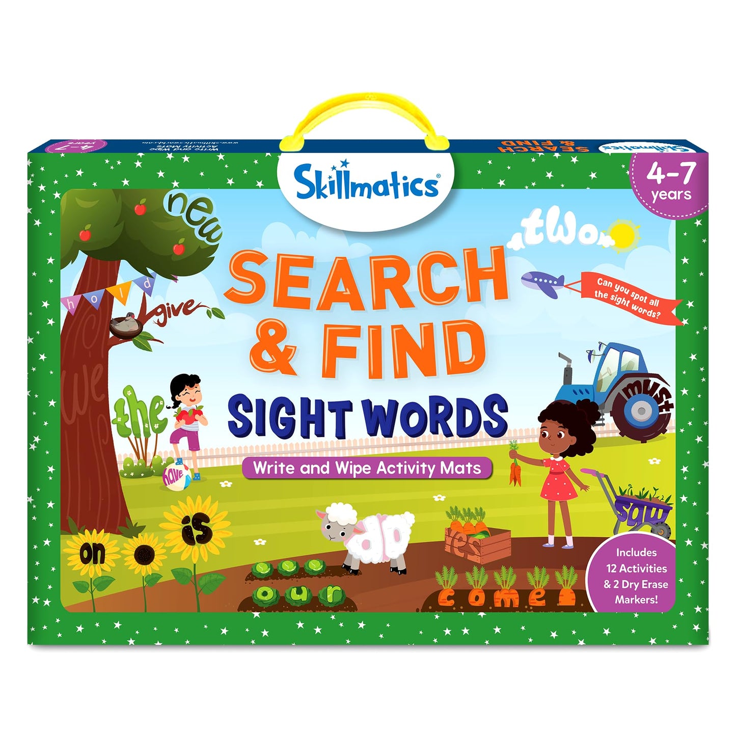 Skillmatics Search and Find Sight Words Game – Reusable Preschool Learning Activities