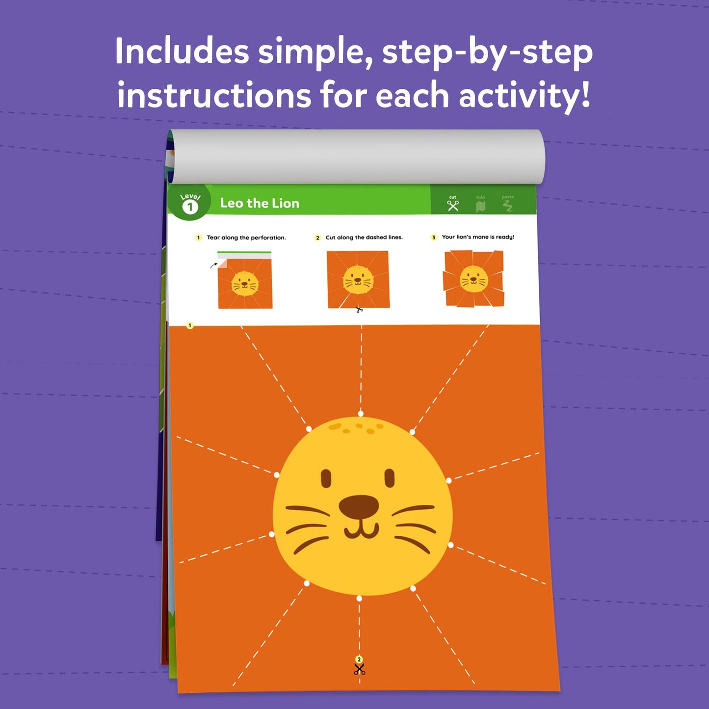 Skillmatics Scissor Skills Activity Book – Snip Snip: 25 Cutting Activities + 2 Child-Safe Scissors