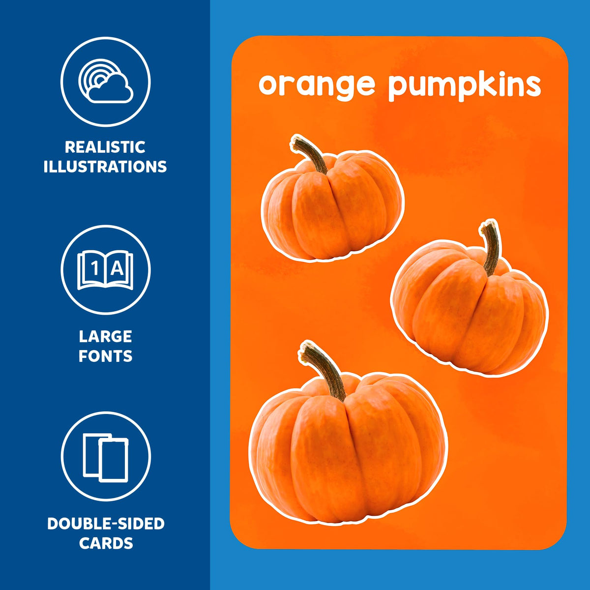 Skillmatics Thick Flash Cards for Toddlers — Letters, Numbers, Shapes & Colors
