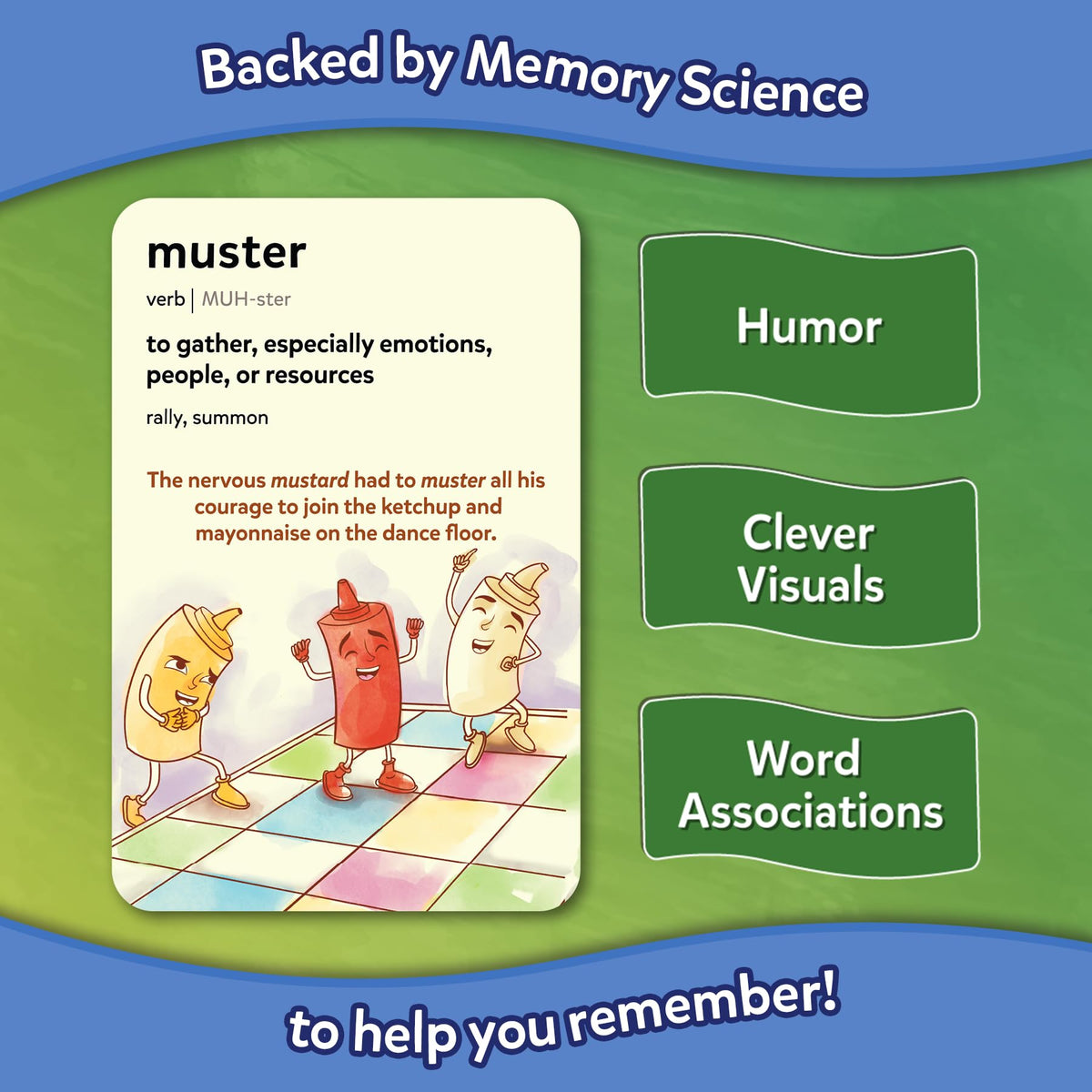 Skillmatics Vocabulary Flash Cards for Kids – Learn 100 Words with Wordplay, Visuals & Soundplay