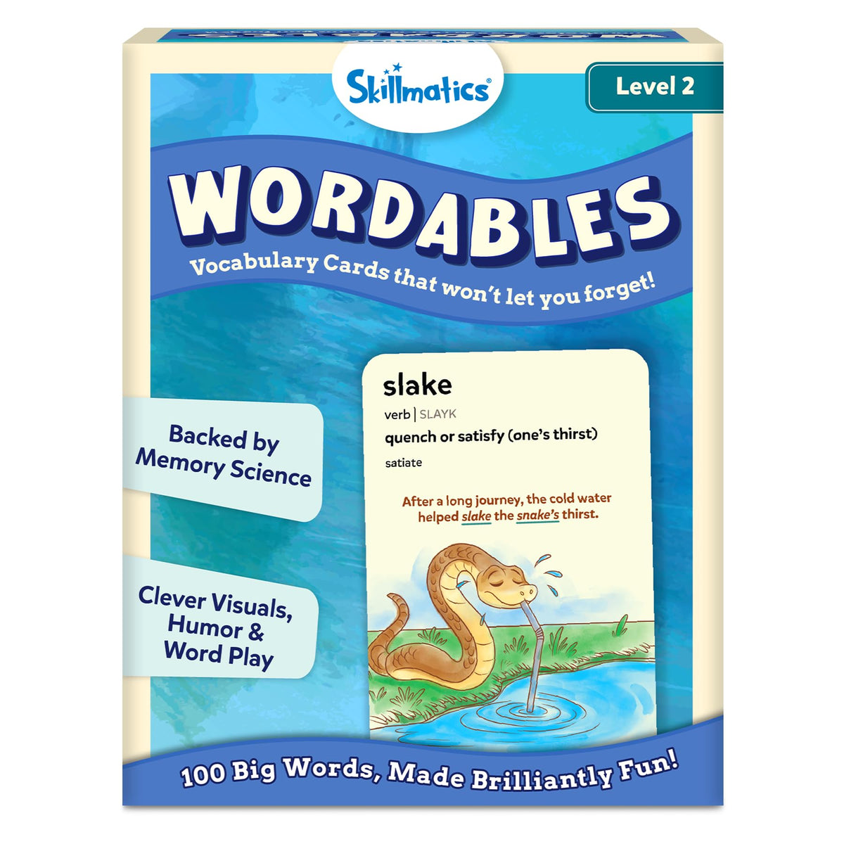 Skillmatics Vocabulary Flash Cards – Learn 100 Words with Wordplay, Visuals & Soundplay (Ages 10+)
