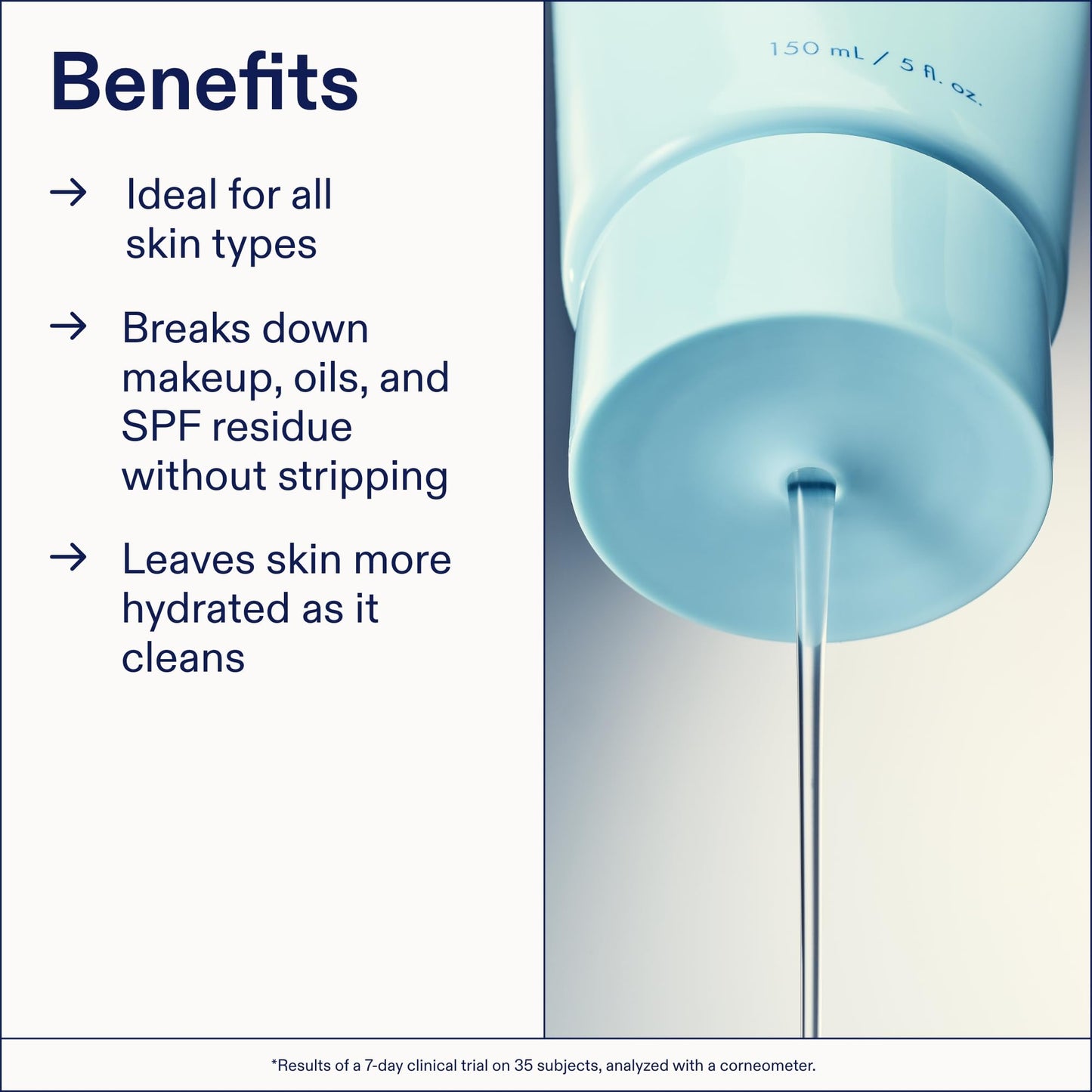Skinfix Balancing Cleanse + Moisturize Set – Hyaluronic Acid, Mini Ceramide + Ectoin Gentle Gel Cleanser & Barrier Balancing Water Cream – Vegan