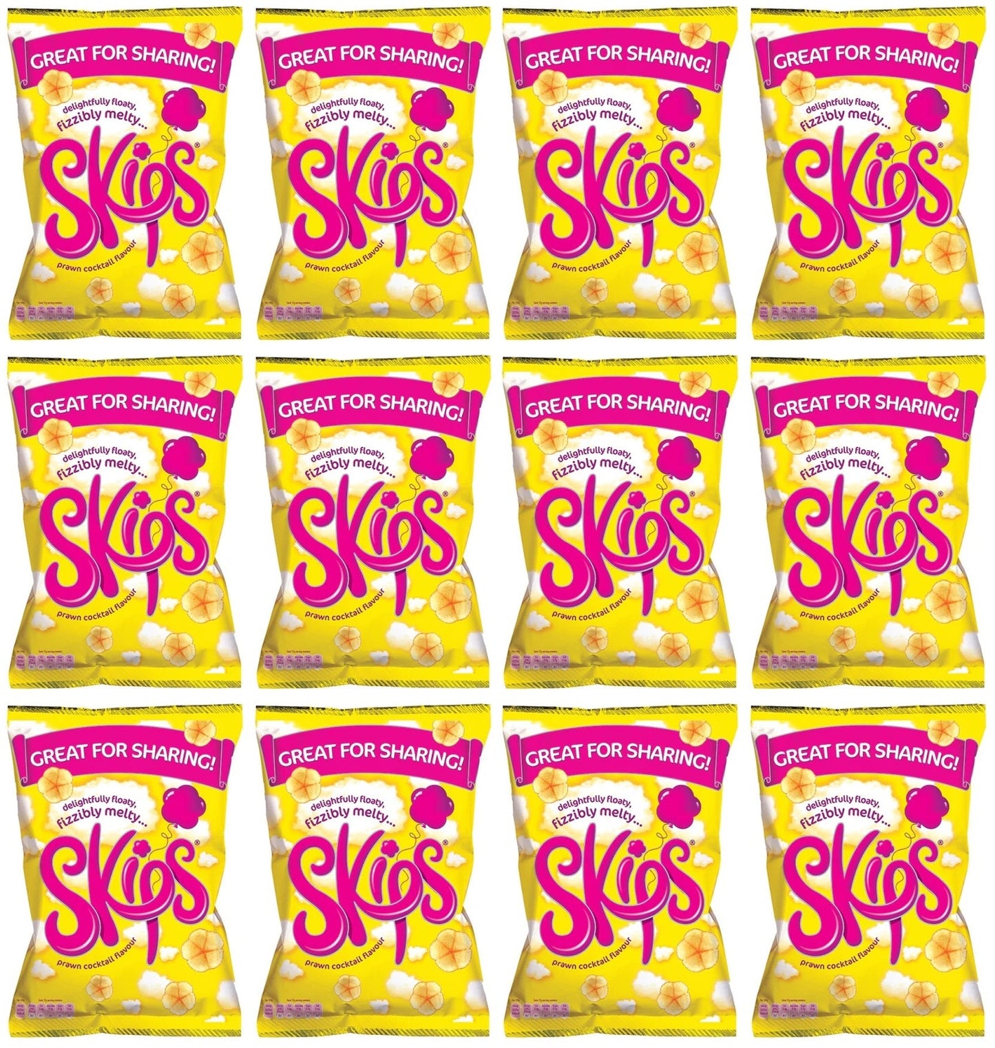 12 x Tayto Skips Prawn Cocktail Flavour 95G