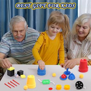 Skirfy Magic Tricks Kit for Kids 6-12 Includes Costume & Wand