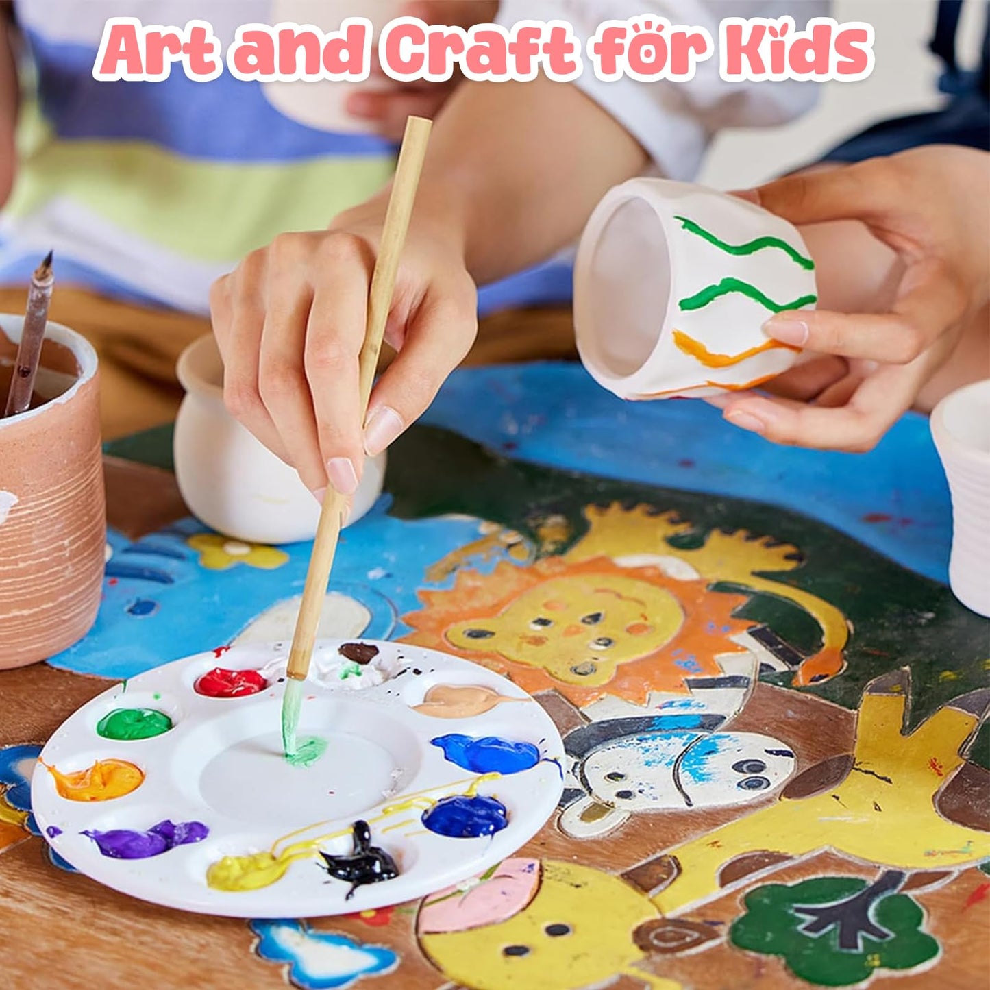 Skirfy Pottery Wheel for Kids – Beginner-Friendly, Adjustable Speed, Lighted Kit