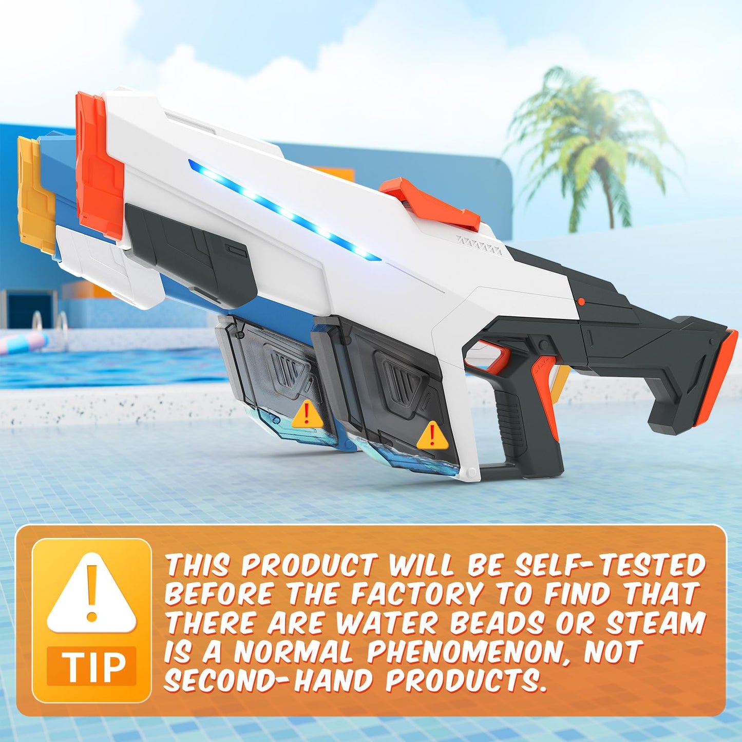 Skirfy Electric Water Gun — Large Battery-Powered Outdoor Water Battle for Adults & Kids