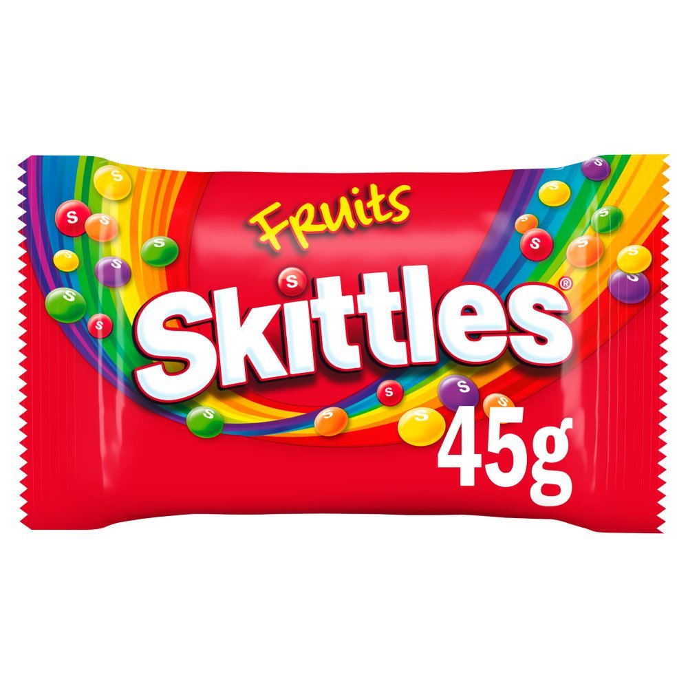 Skittles Sweets Fruit Bag  45g (Box of 36)