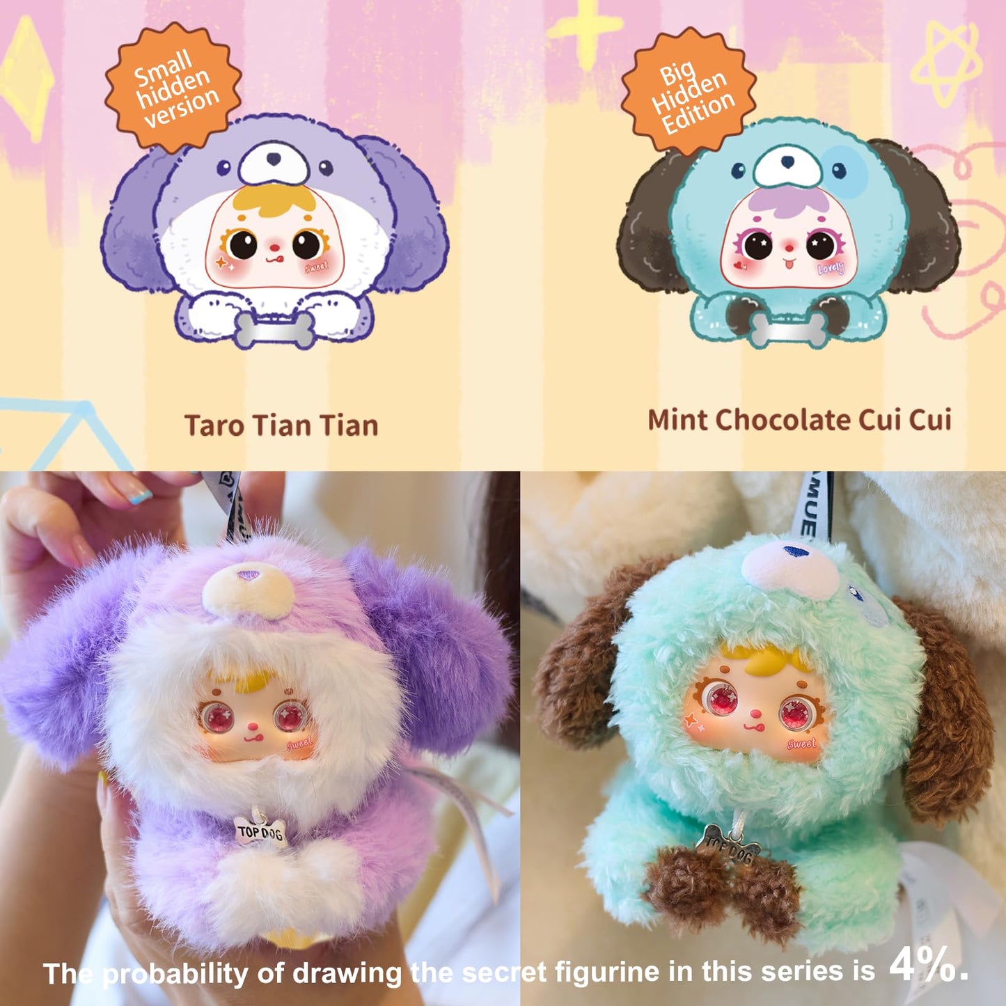 SKOGSKUNST Samuel Puppy Flop Series – Blind Box Plush Figures & Keychains
