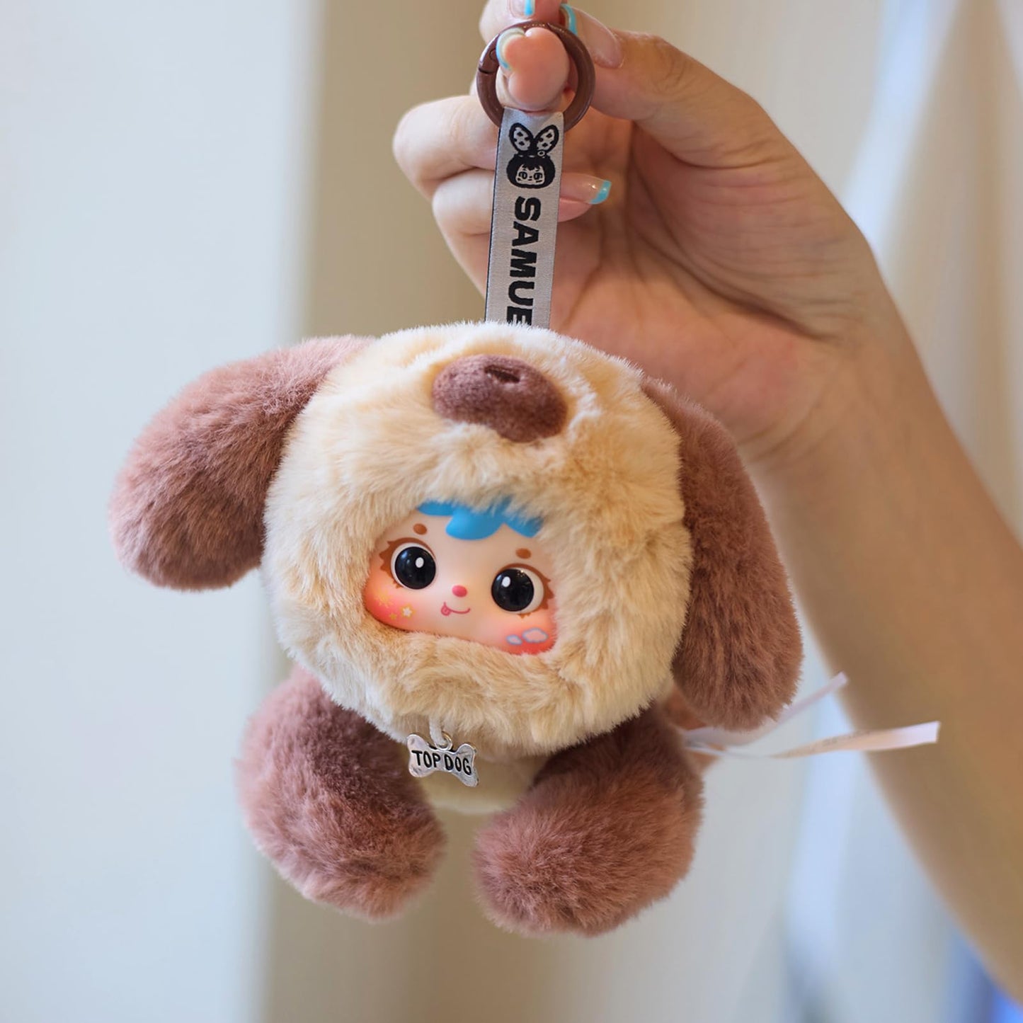 SKOGSKUNST Samuel Puppy Flop Series – Blind Box Plush Figures & Keychains