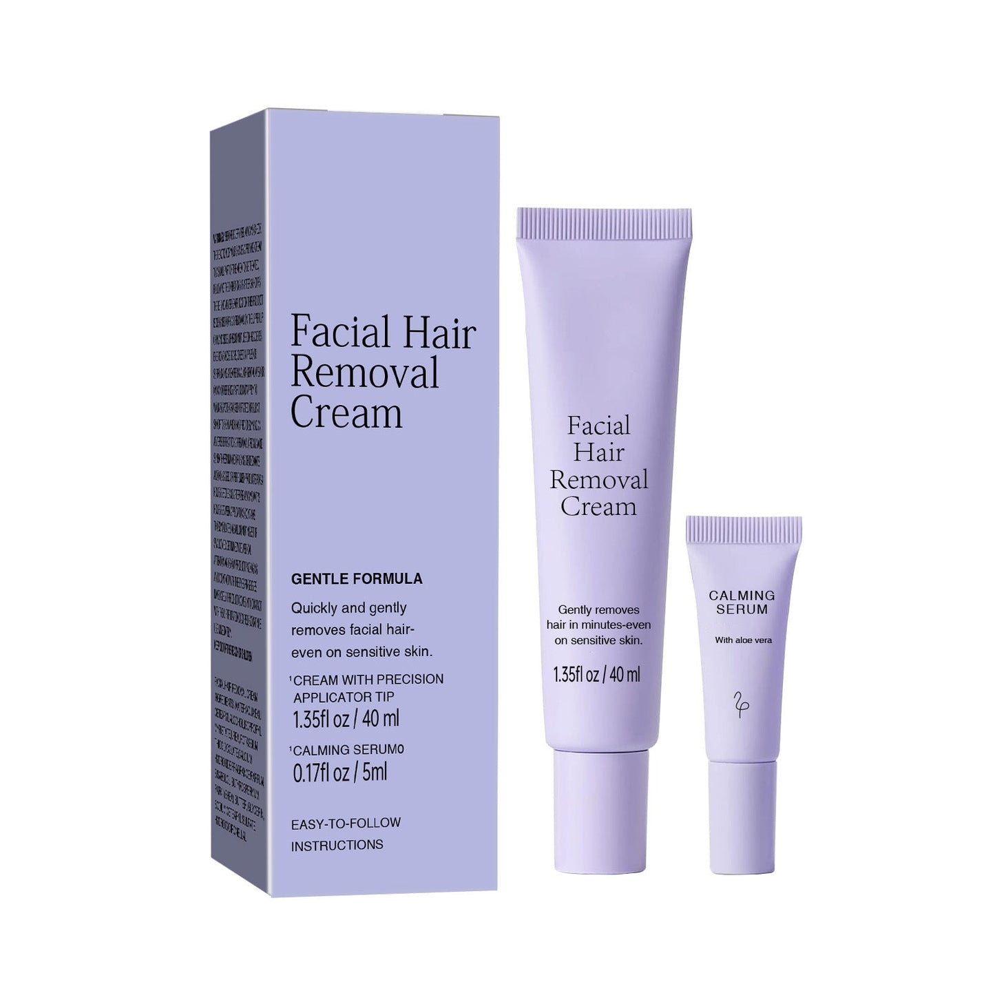FACIAL HAIR REMOVAL CREAM, Gently removes hair in minutes even on sensitive skin