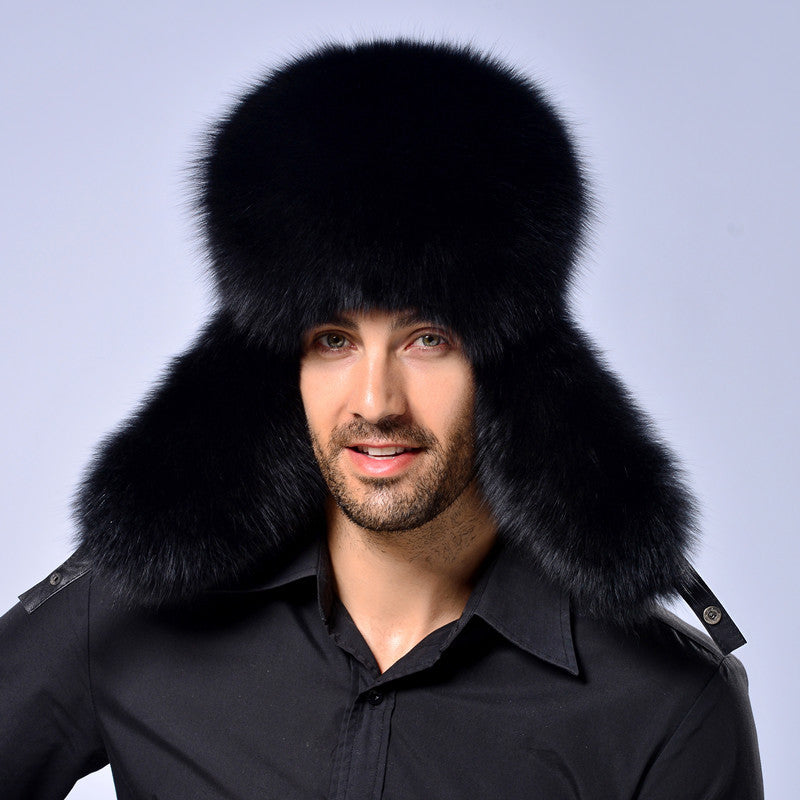 Ear protection windproof locomotive cap