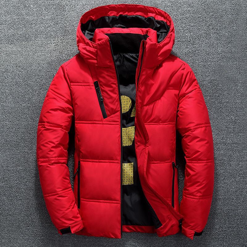 Short Slim-Fit Warm Jacket