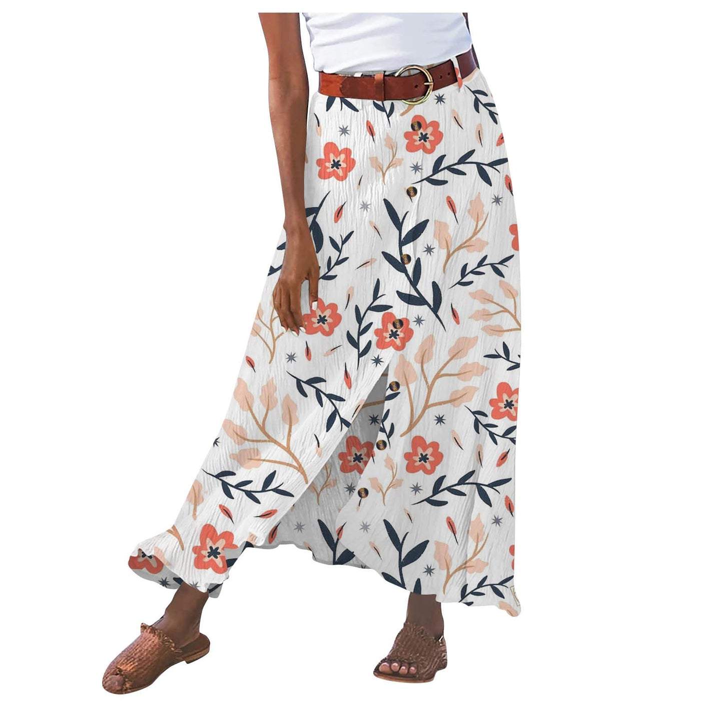 Cotton Linen Skirt