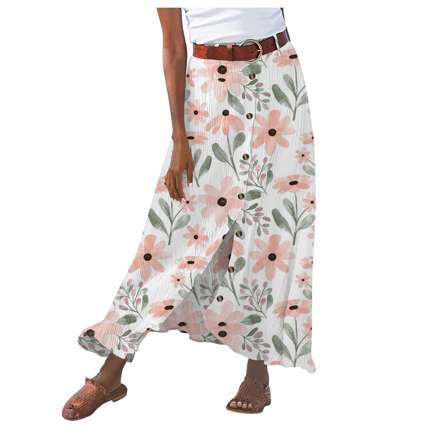 Cotton Linen Skirt