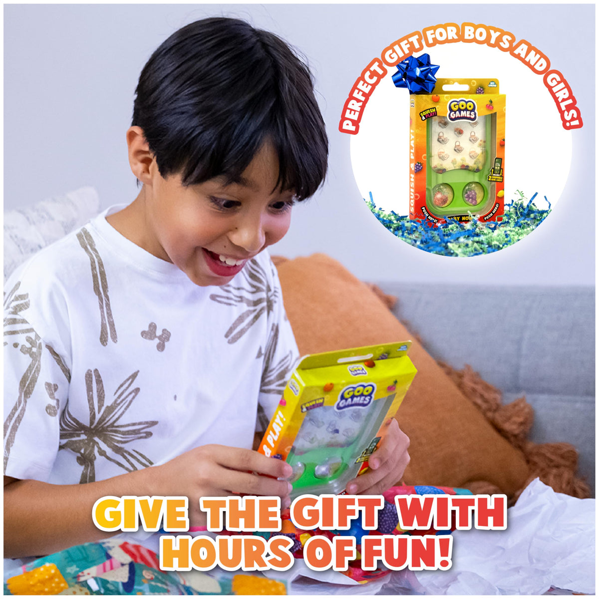 Sky Castle GooGames – Hand-Held Water Games with Floating Treasures | Non-Toxic, No-Mess, 3 Cards Included, Travel Friendly