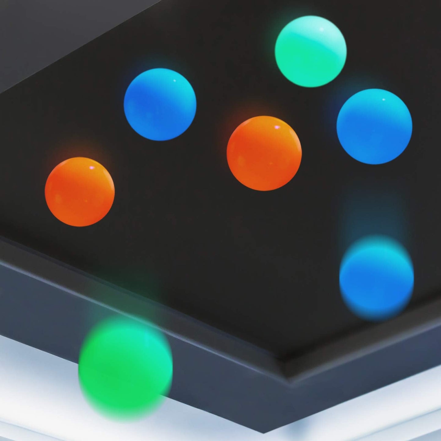Skylety Glow-in-the-Dark Sticky Balls – 8 Pack, 1.8-Inch Lumi Balls for Ceiling, Wall, and ASMR Play