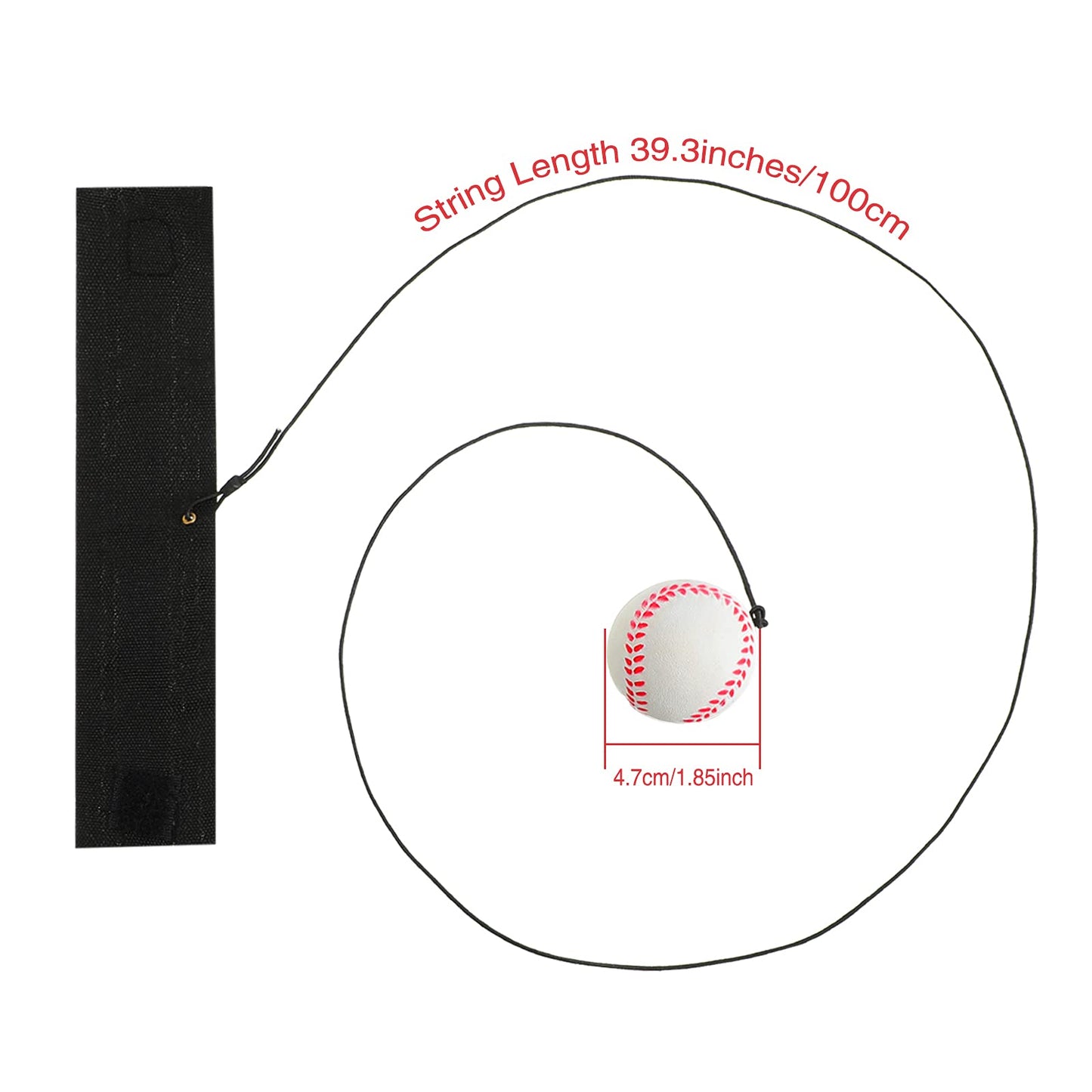 Skylety 36-Piece Wrist Return Ball on a String – 1.85" Rebound Sports Toy with Elastic Strap